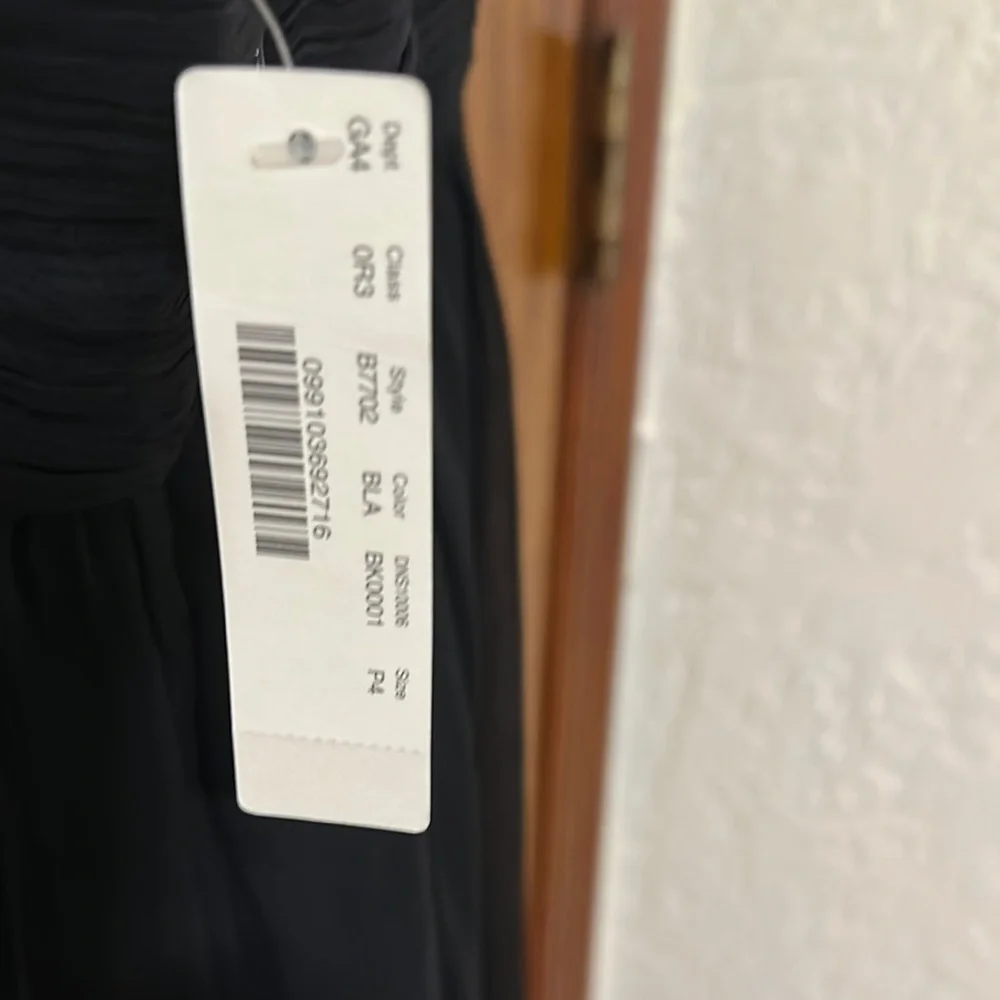 J.‎ Crew Black Silk Chiffon Ava Dress 4P